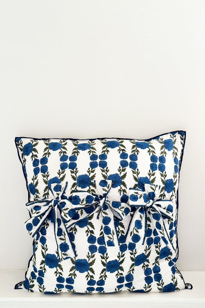 Tie Back Euro Sham | SUE SARTOR Marigold