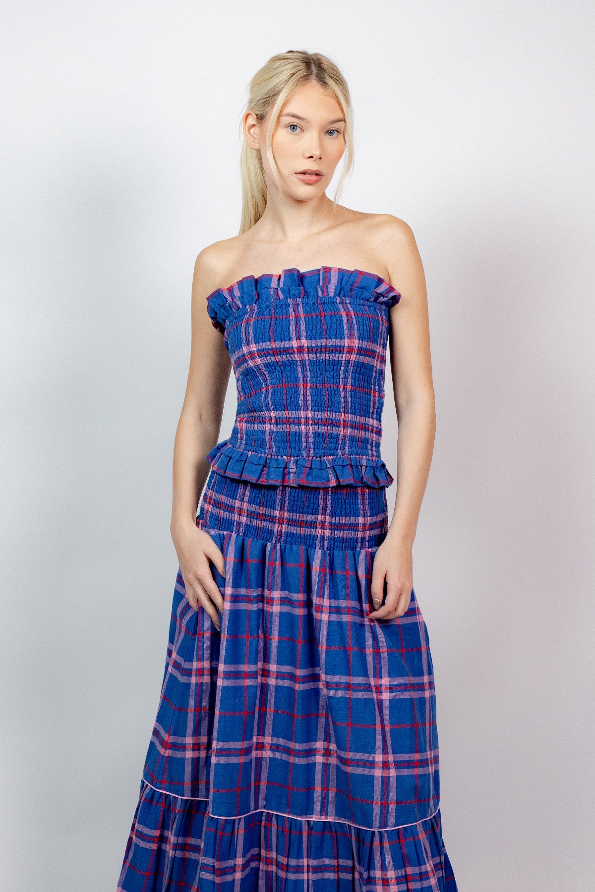 Bandeau Tartan Fille Monnalisa - Neuf Avec étiquettes