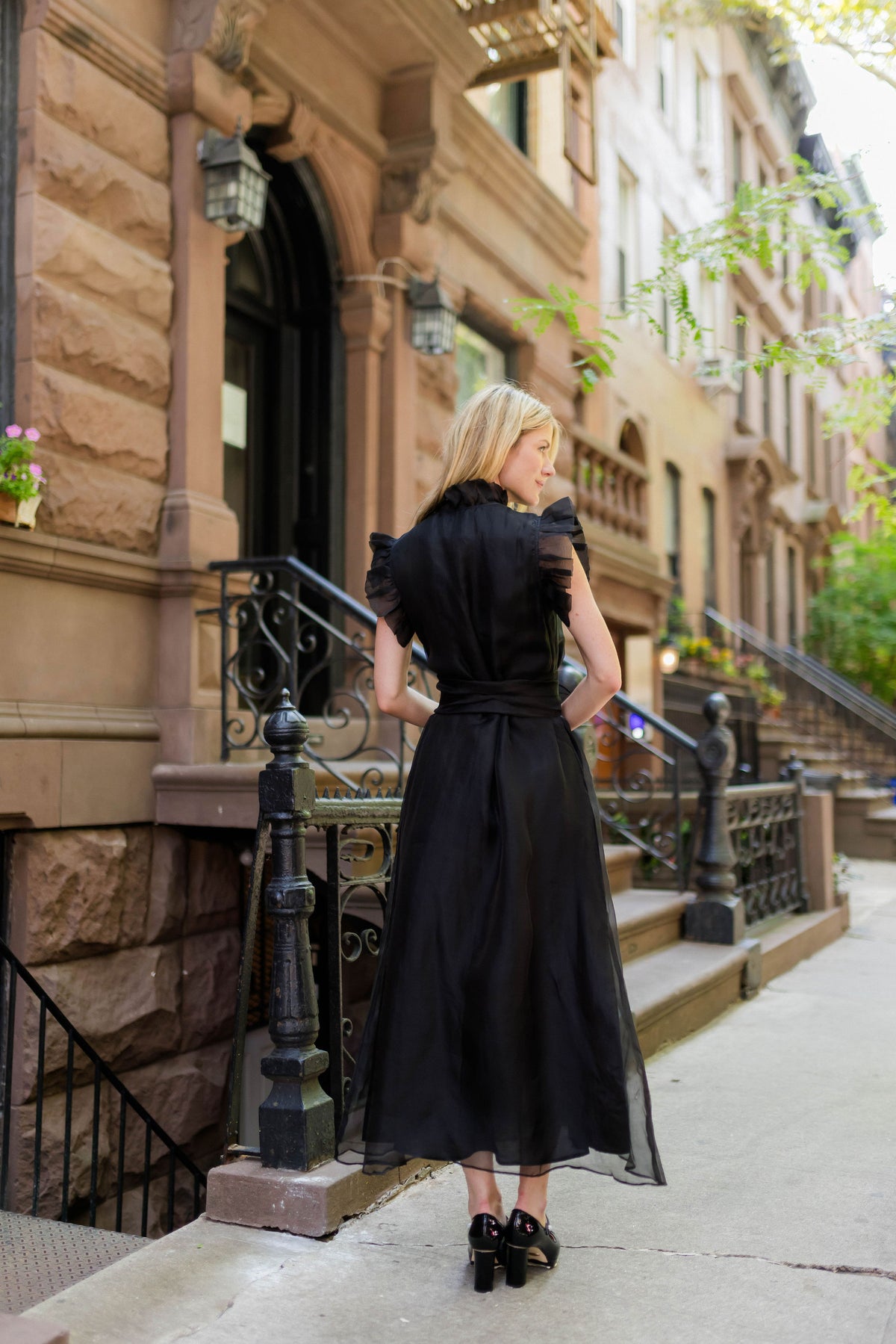 Fairfield | Black Silk Organza