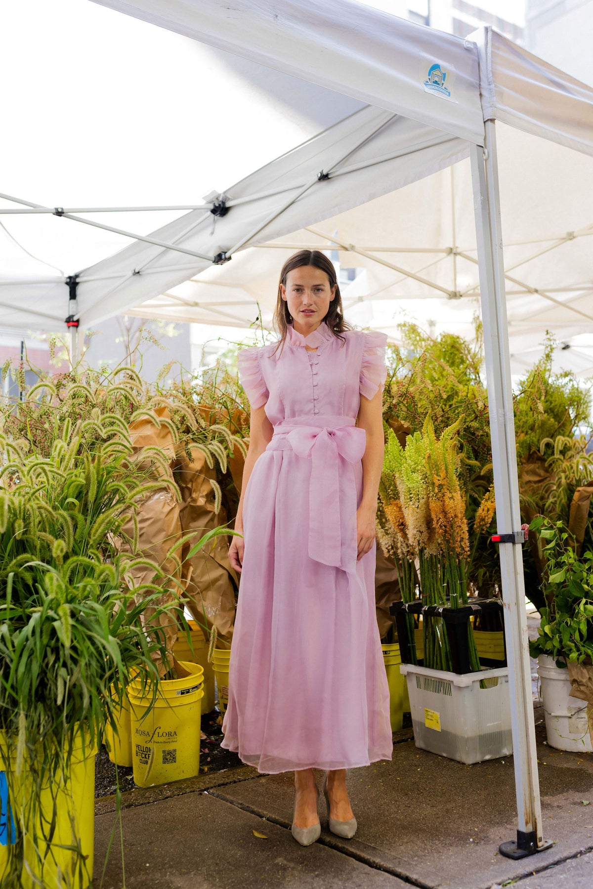 Fairfield | Foxglove Silk Organza