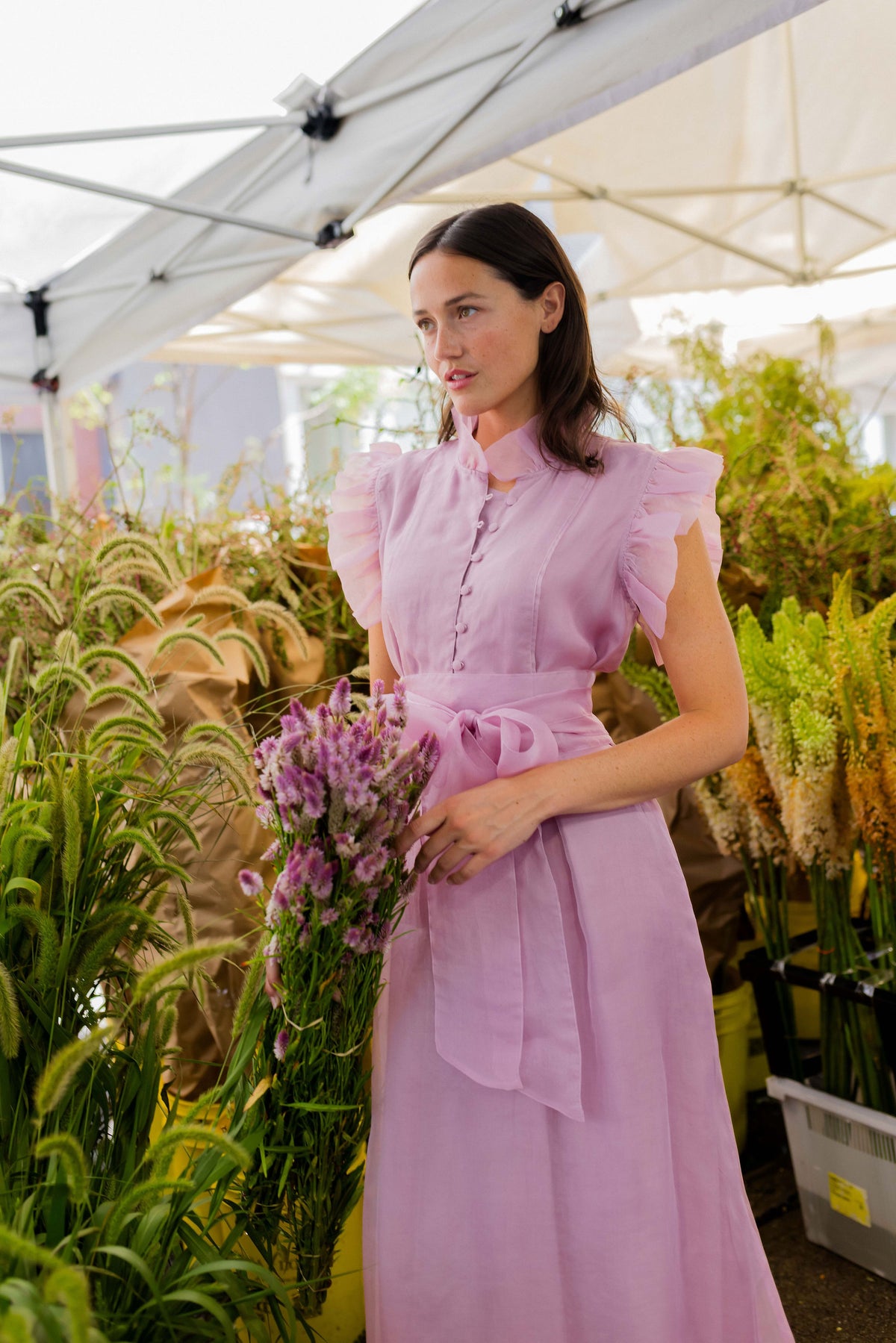 Fairfield | Foxglove Silk Organza