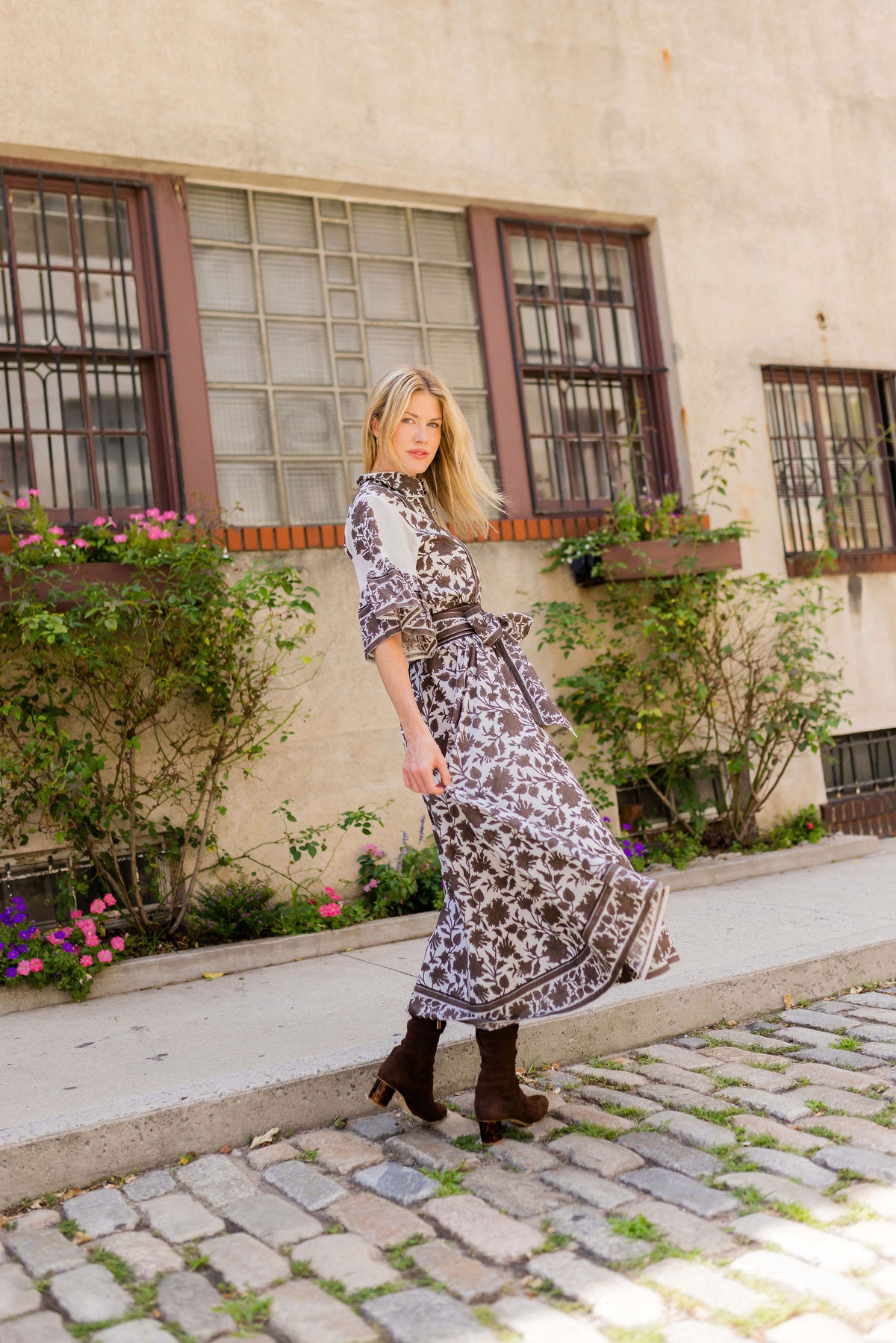 Palladio Kaftan | Espresso Vintage Lily