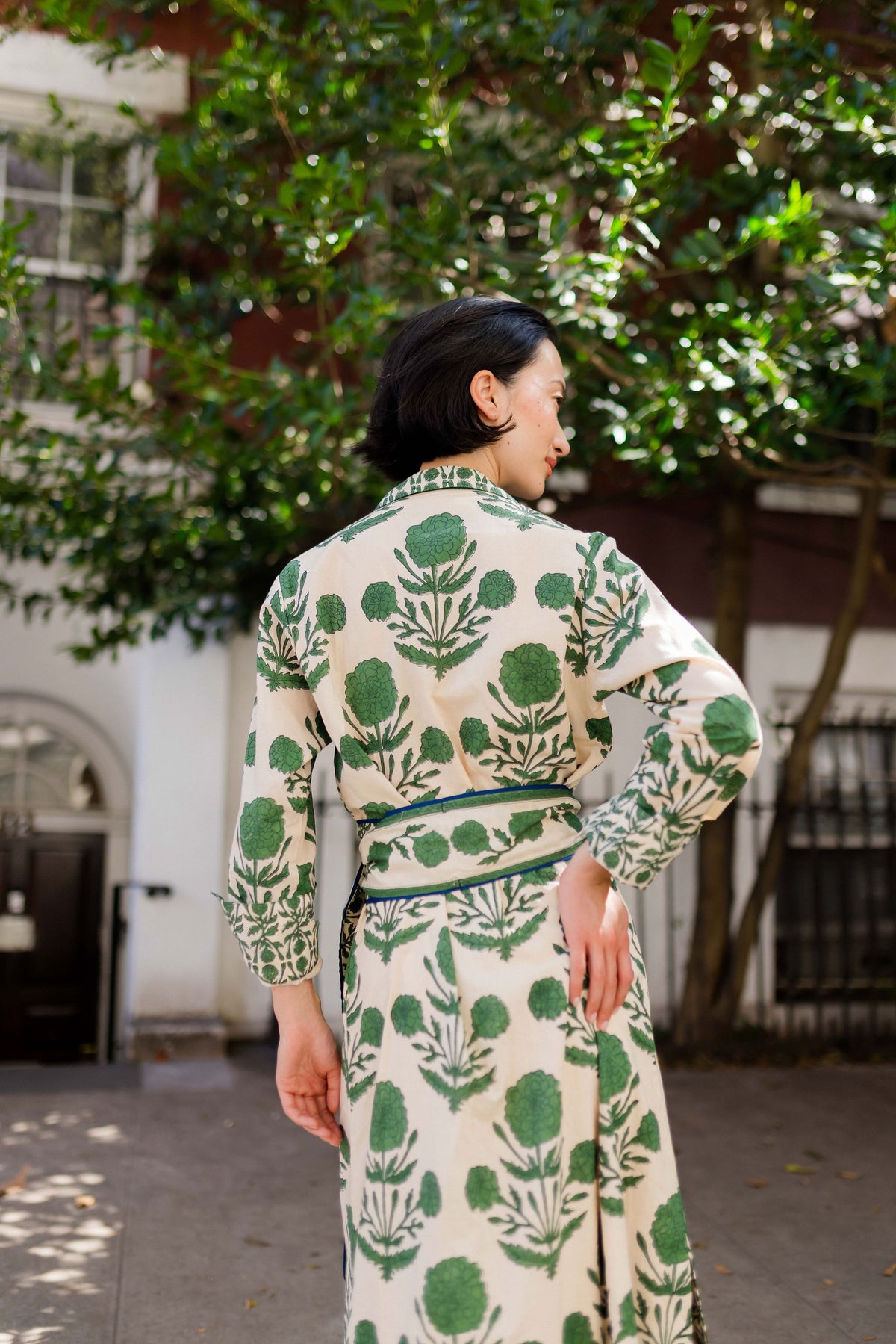 Marrakech Kaftan | Olive SUE SARTOR Marigold