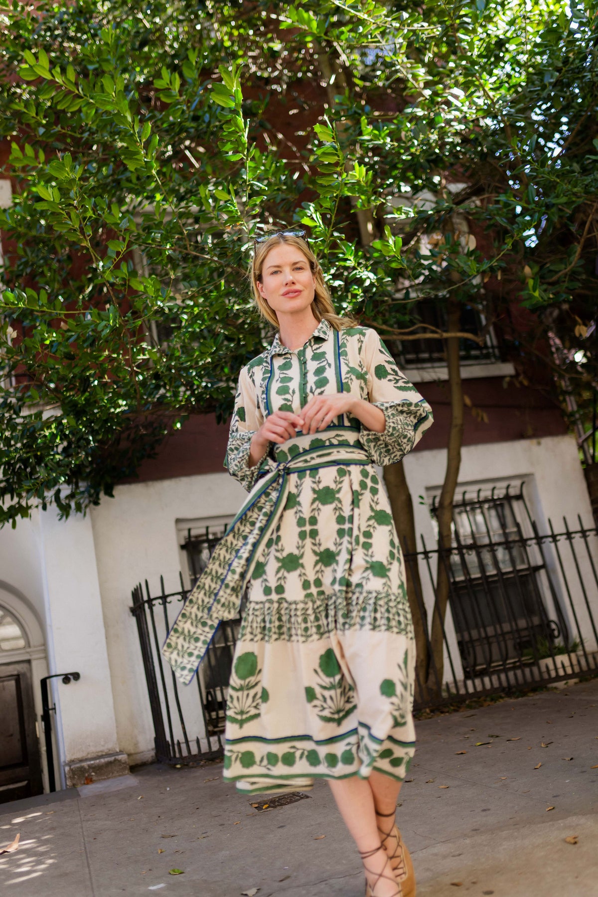 Sue Sartor Flounce™️ | Lirio vintage verde kelly