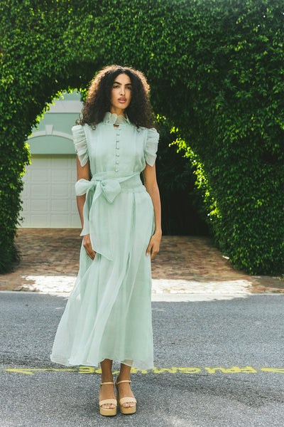Fairfield | Mint Organza – SUE SARTOR