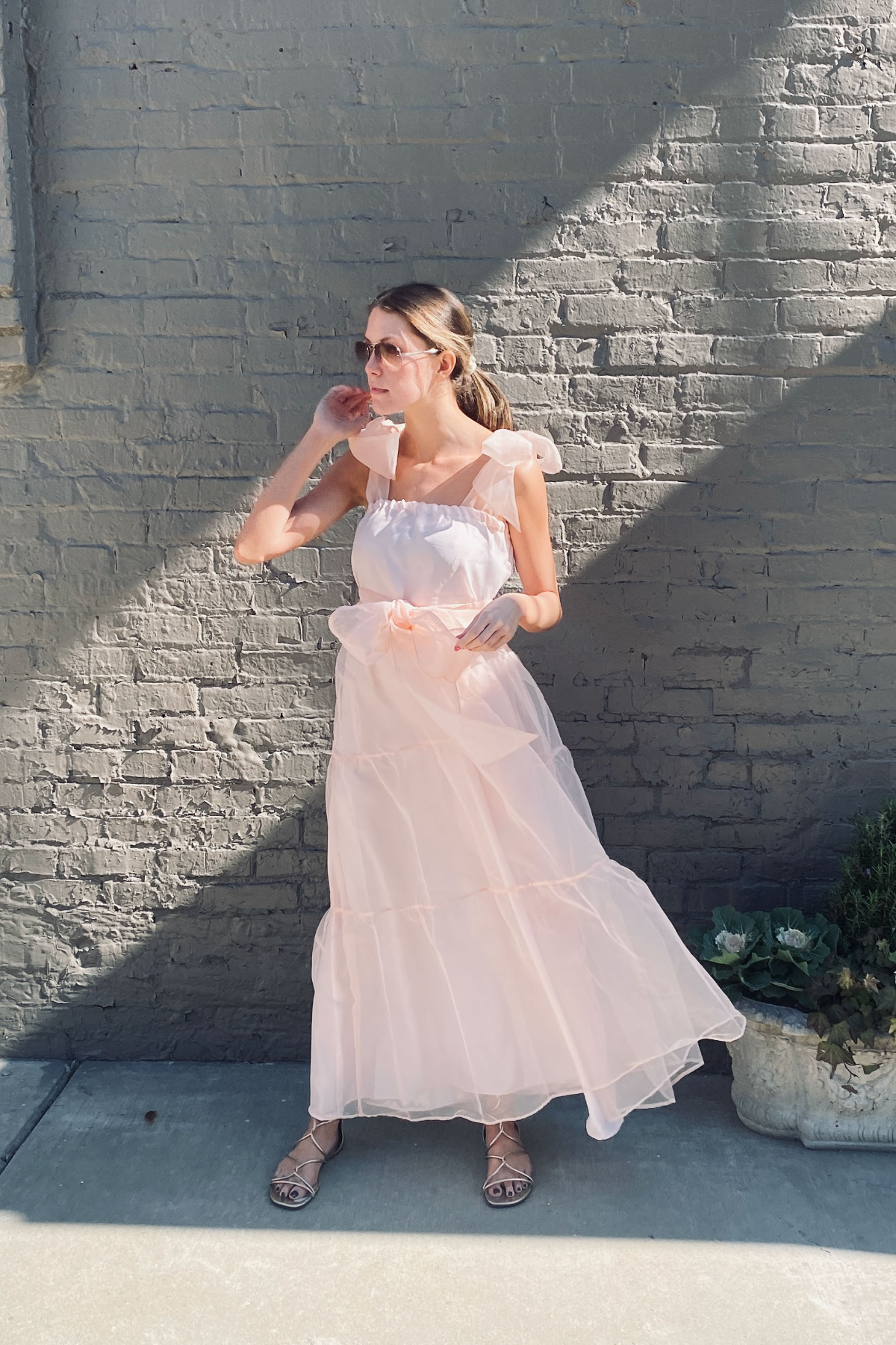 Blush 2025 silk dress