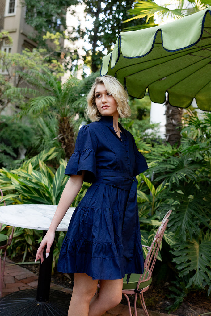 Hamilton Shorty | Algodón azul marino