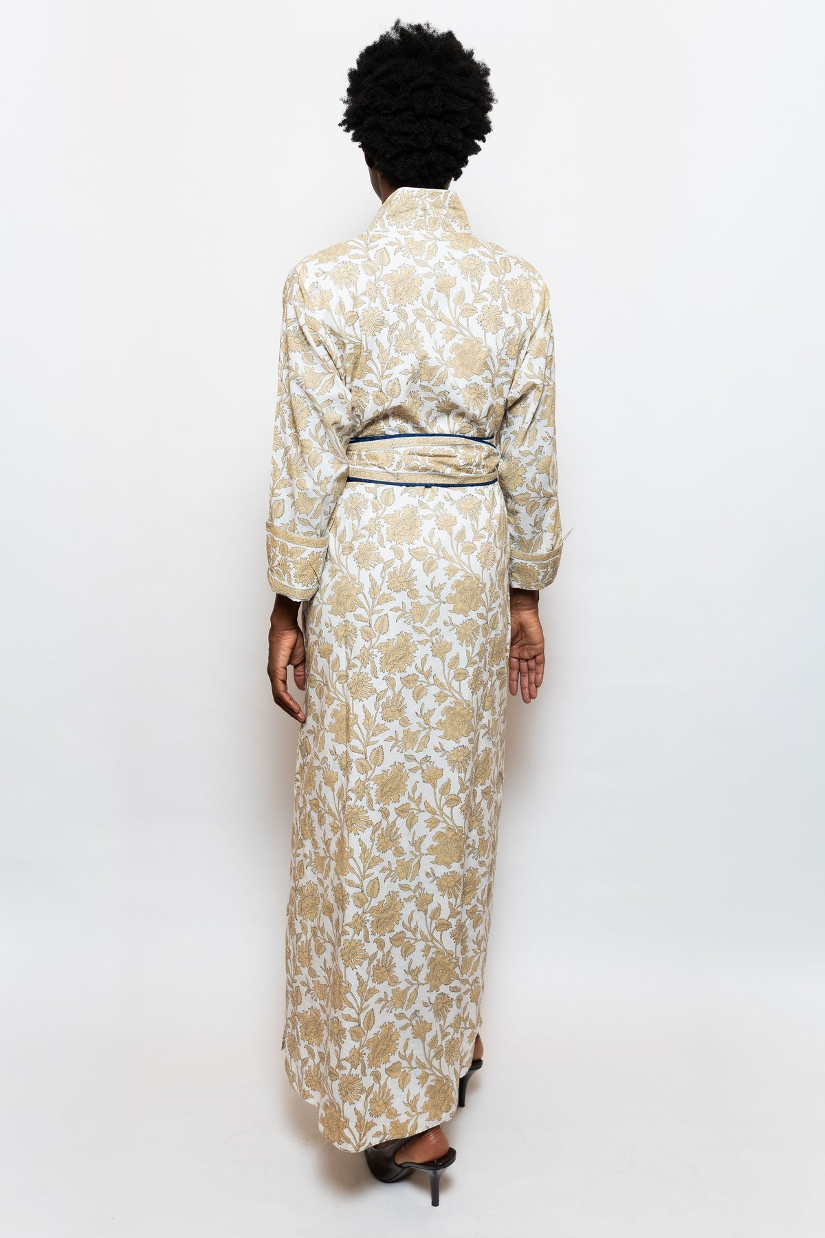 Marrakech Kaftan | Chino/Navy Vintage Lily
