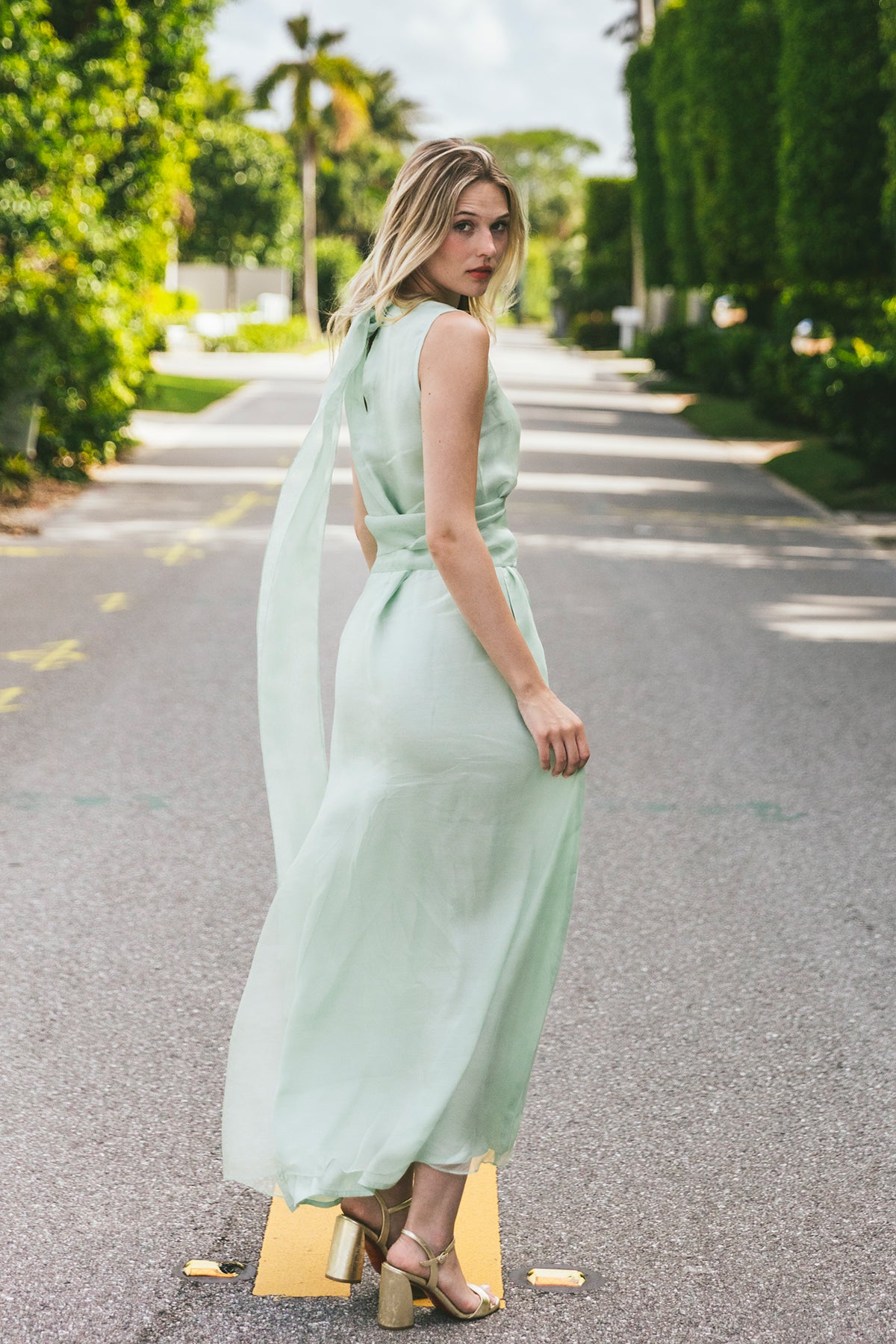long pink glitter dress Elegant A Line Sequin Floral Embroidered Slit Long Party Dress, Pink / S