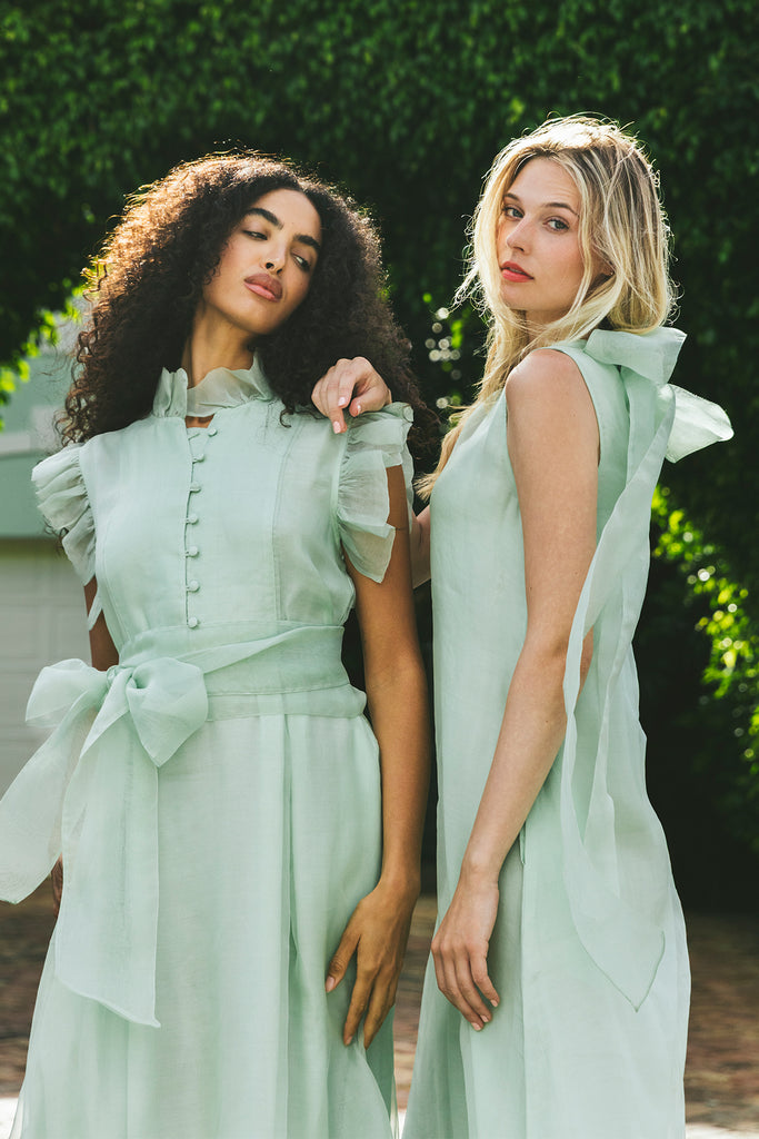 tibi mint green dress Tibi Top & Skirt