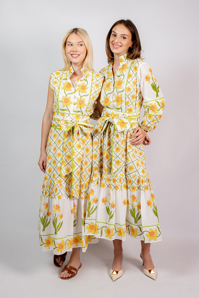 Sue Sartor Volant sans manches™️ | Bambou Bleu Ciel