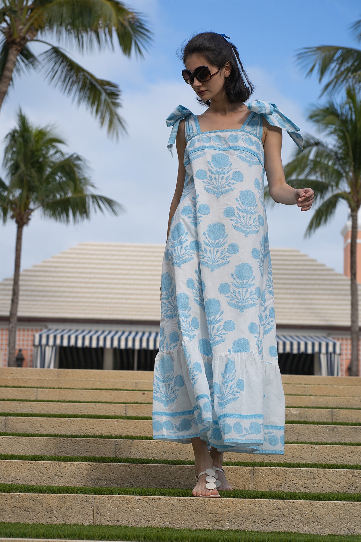 Seaside Sundress | Baby Blue SUE SARTOR Marigold