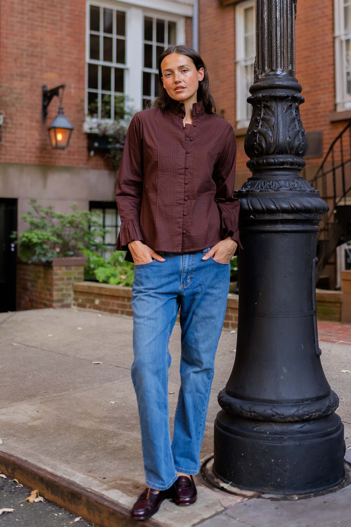 Montalcino Tunic | Chocolate Brown Cotton