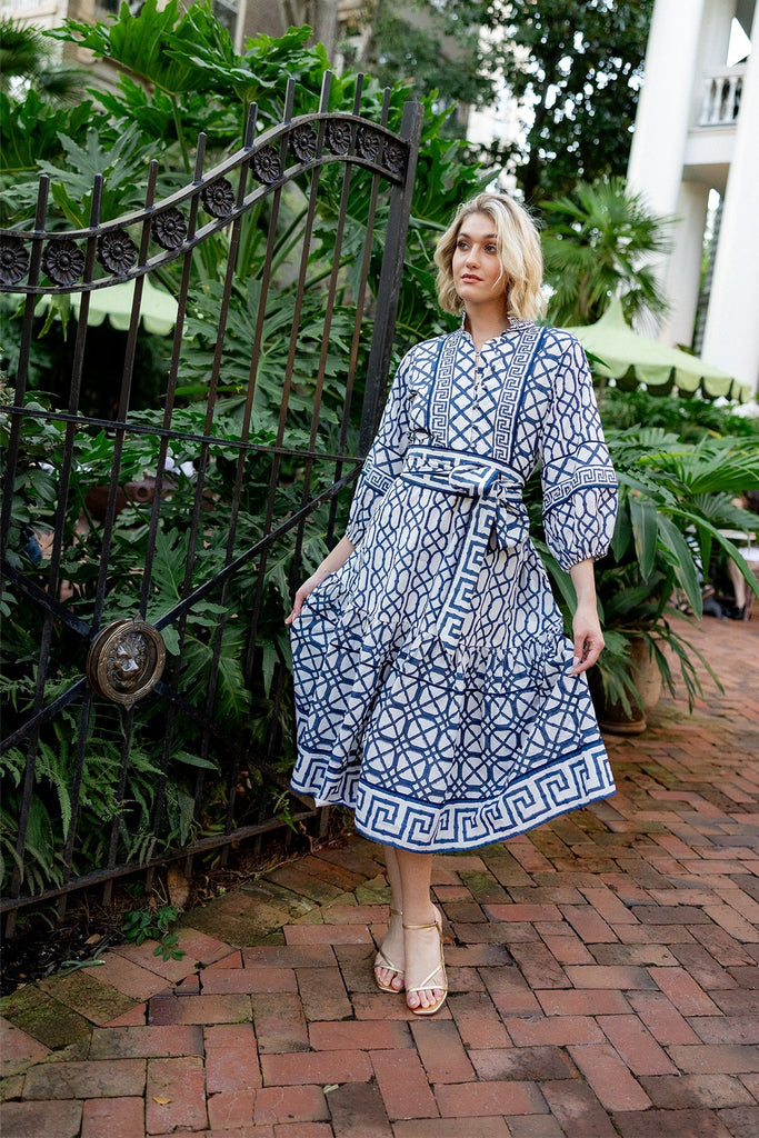 SUE SARTOR Flounce | Navy Bamboo