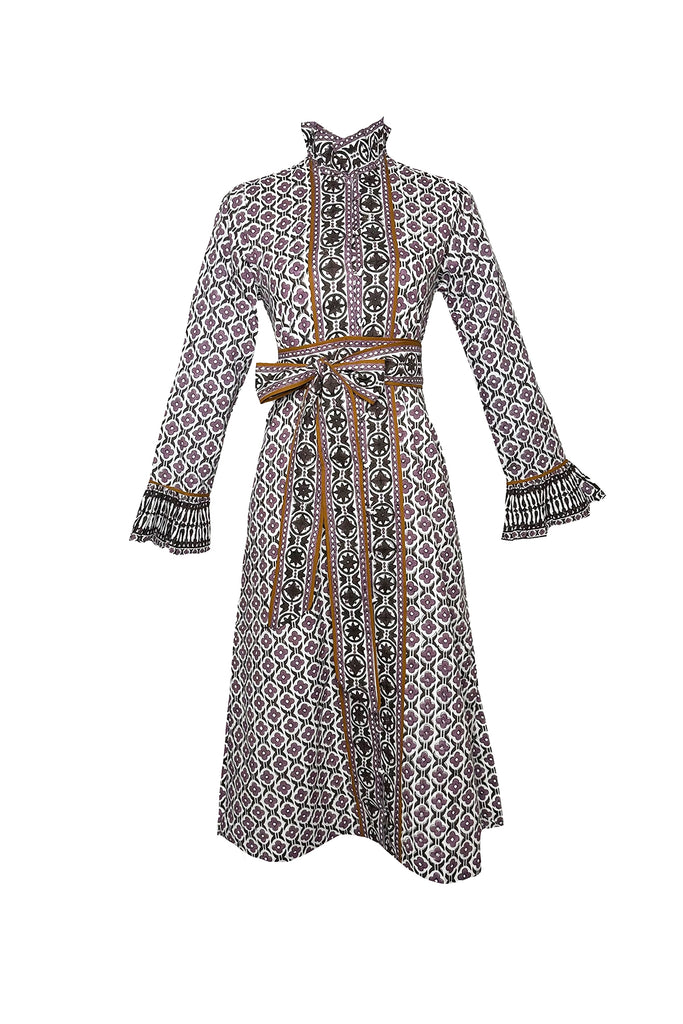 Montalcino Midi | Plum/Espresso Fiore