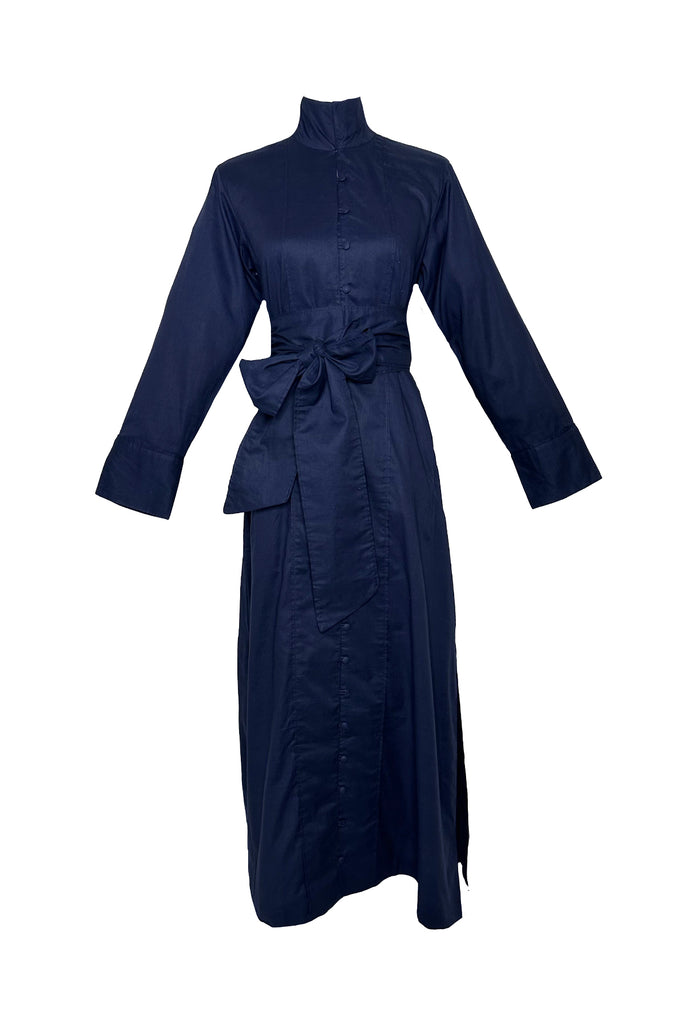 Marrakech Kaftan | Navy Cotton