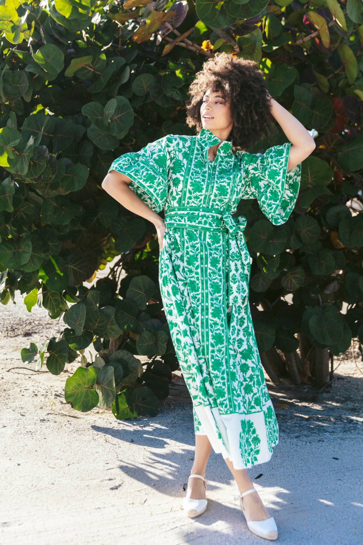 Palladio Kaftan | Kelly Green Vintage Lily