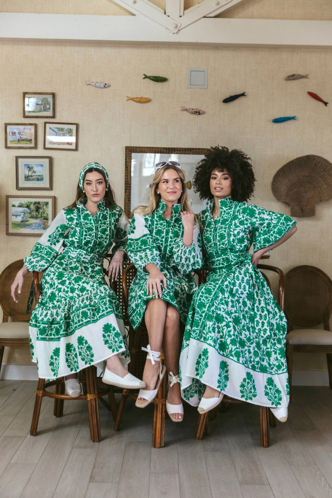 Sue Sartor Flounce | Kelly Green Vintage Lily XL Sue Sartor Flounce | Kelly Green Vintage Lily XL