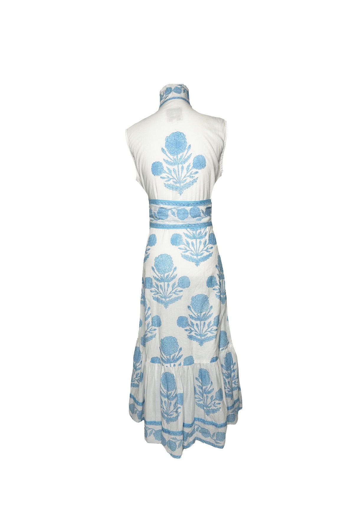 Sleeveless SUE SARTOR Flounce | Baby Blue SUE SARTOR Marigold