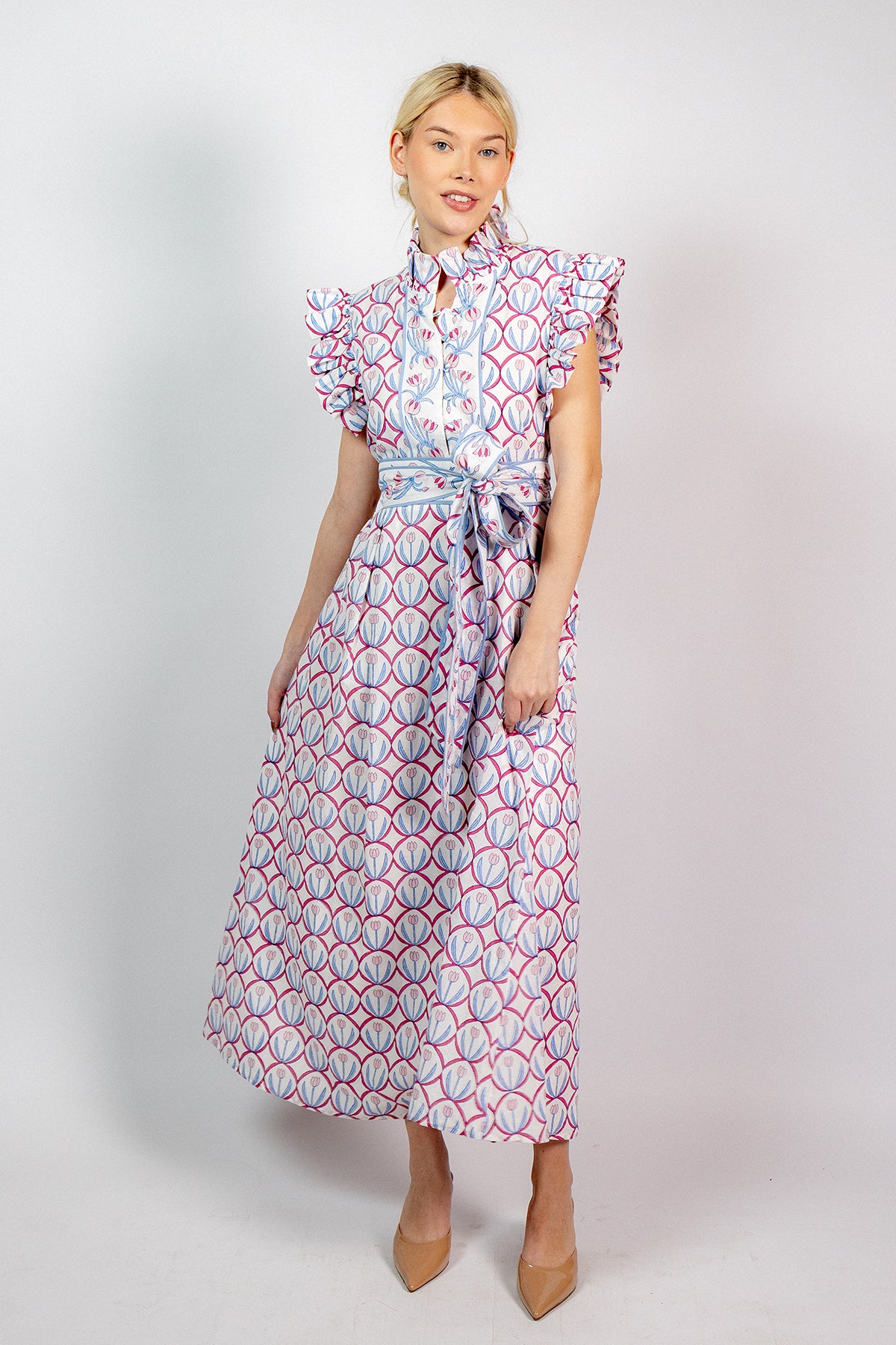 Fairfield | Pale Pink/Sky Tulip