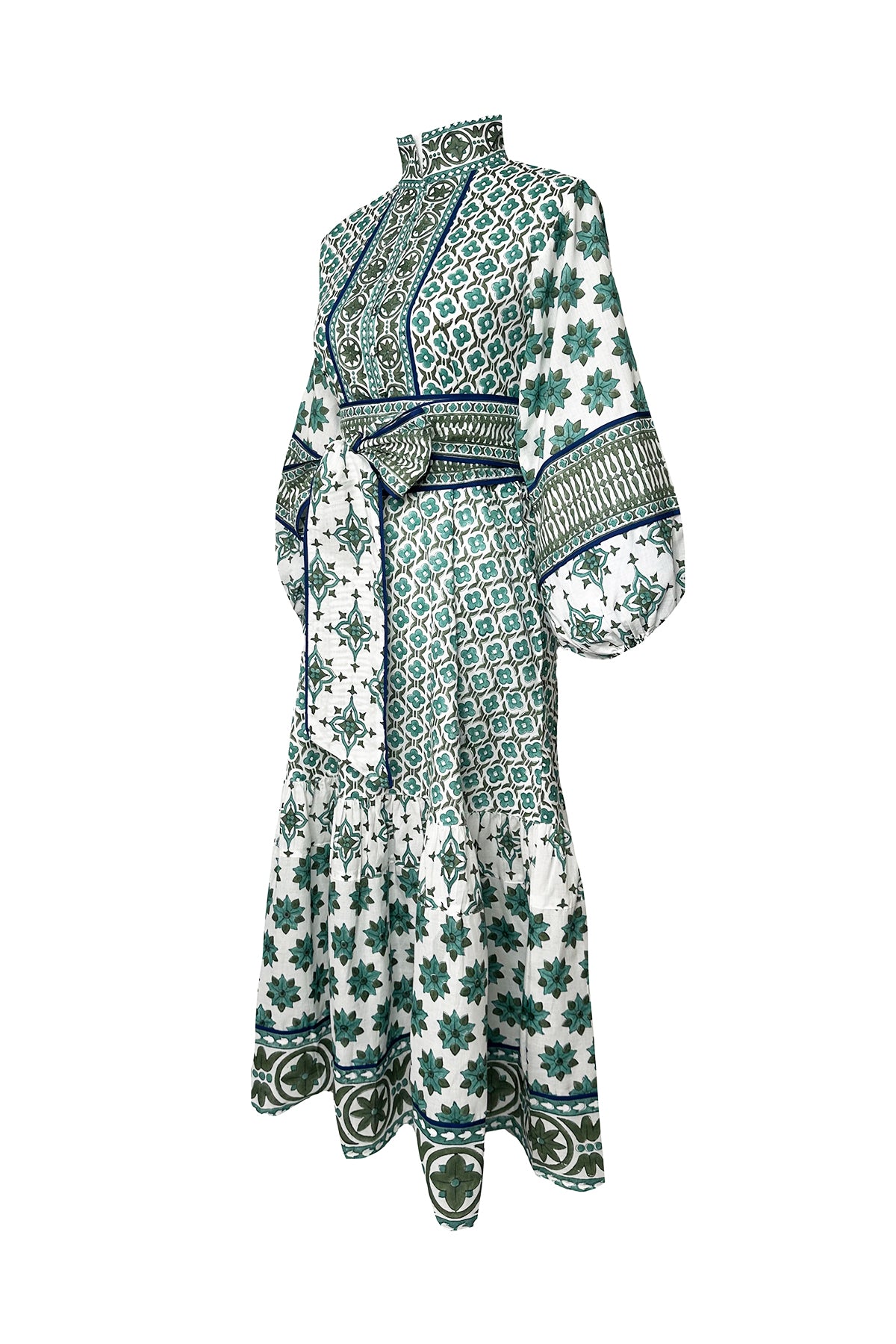 SUE SARTOR Flounce | Verdigris Fiore