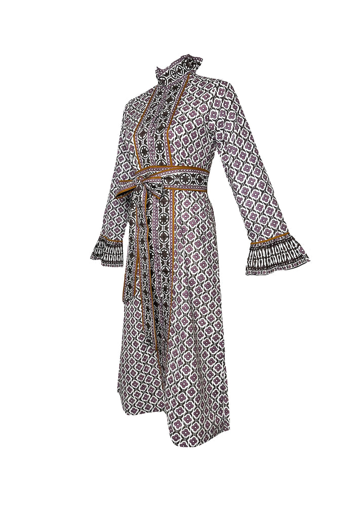 Montalcino Midi | Plum/Espresso Fiore