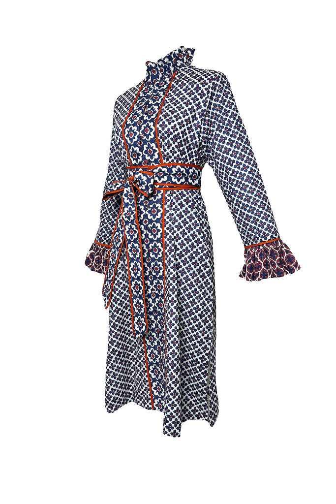 Montalcino Midi | Burgundy/Navy Piazza