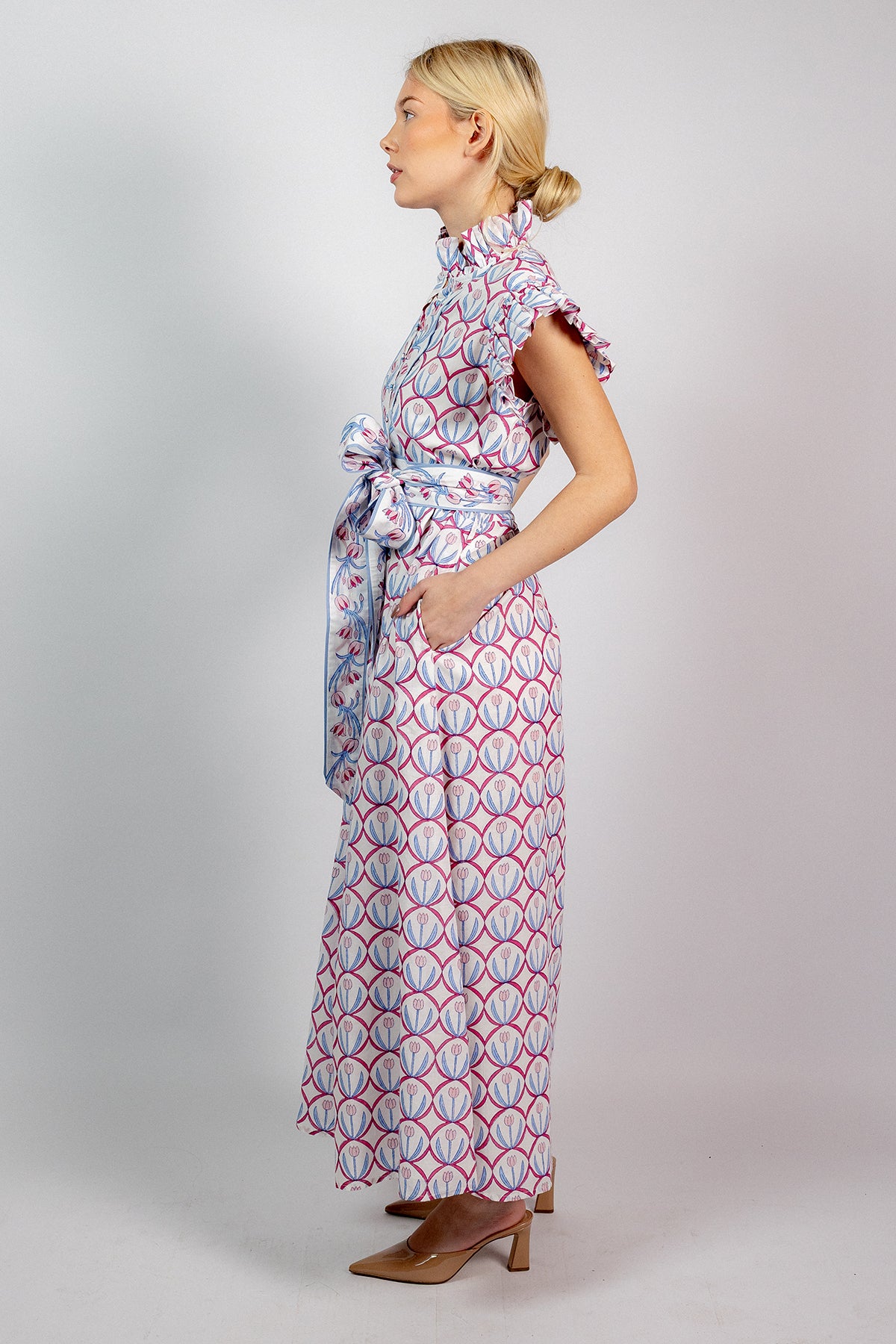 Fairfield | Pale Pink/Sky Tulip