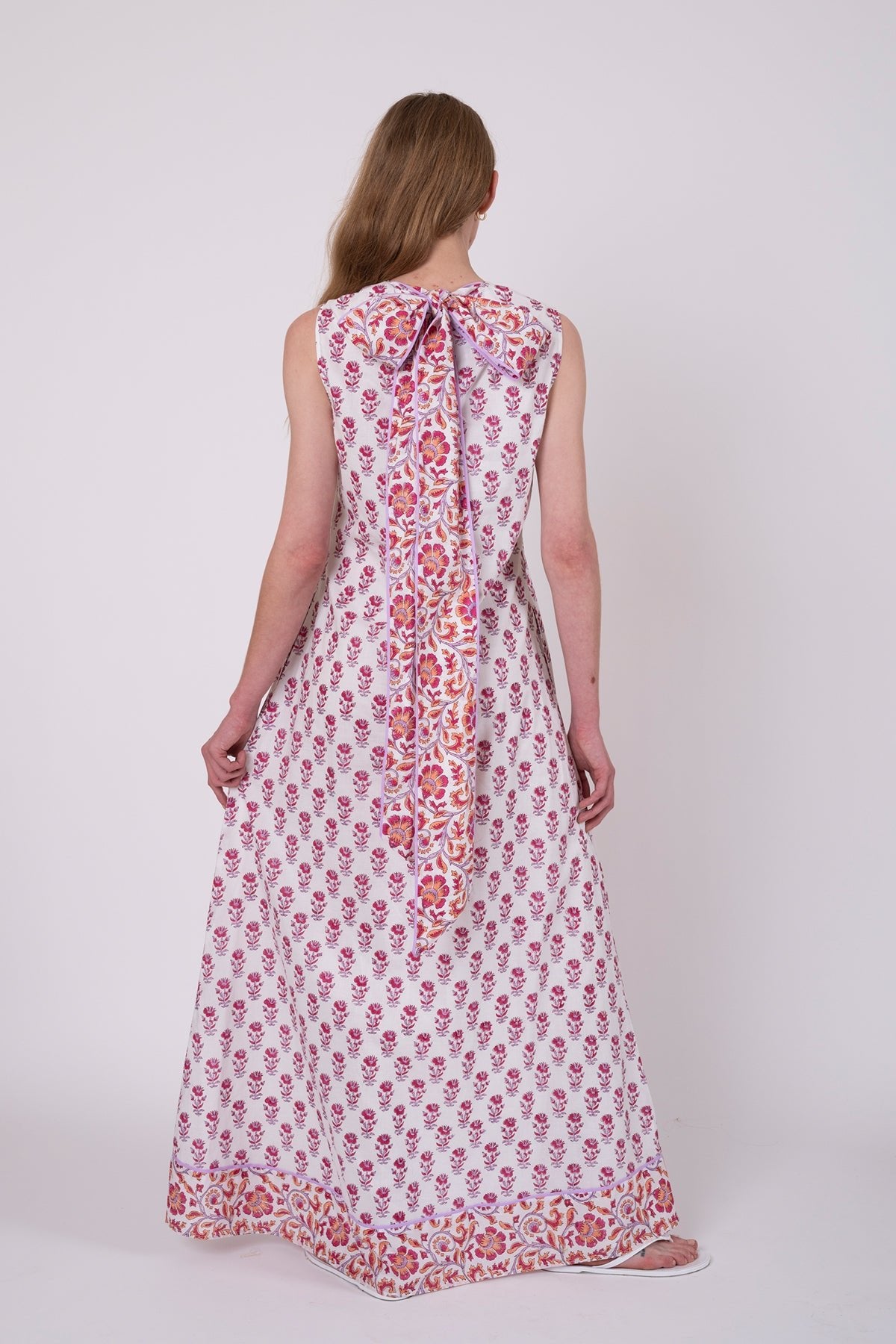 Tibi Dress | Cassis/Lavender Victorian Frieze