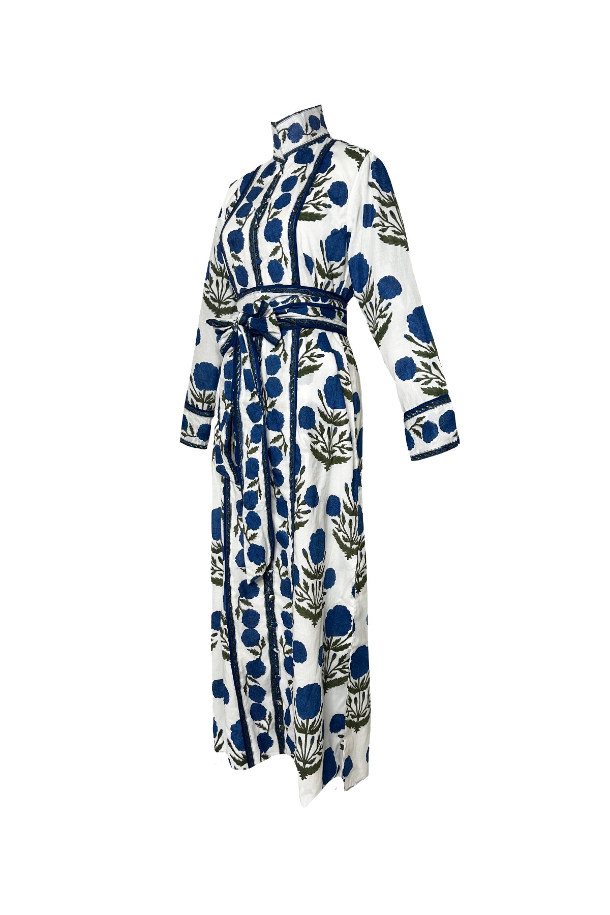 sufel boutique 青 オリエンタル Marrakech Kaftan – Kaftan – by SUE SARTOR