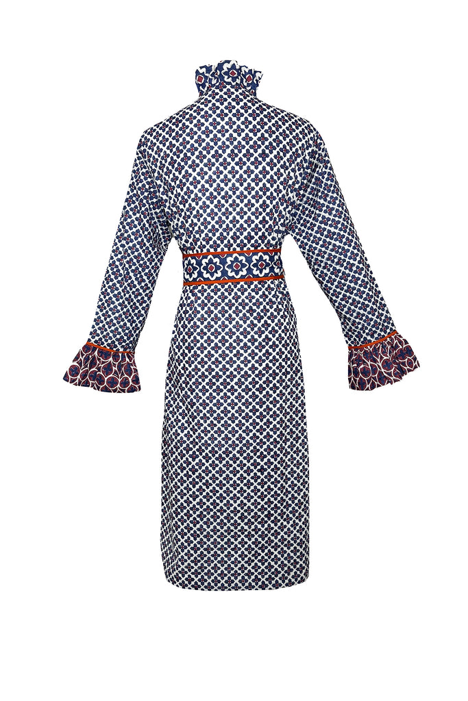 Montalcino Midi | Burgundy/Navy Piazza