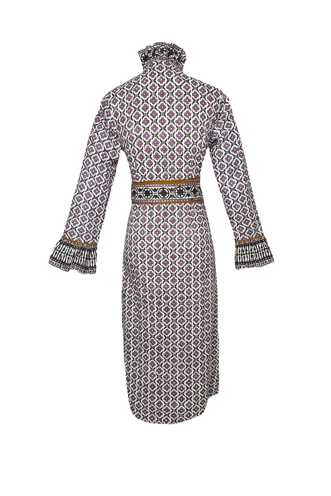 Montalcino Midi | Plum/Espresso Fiore