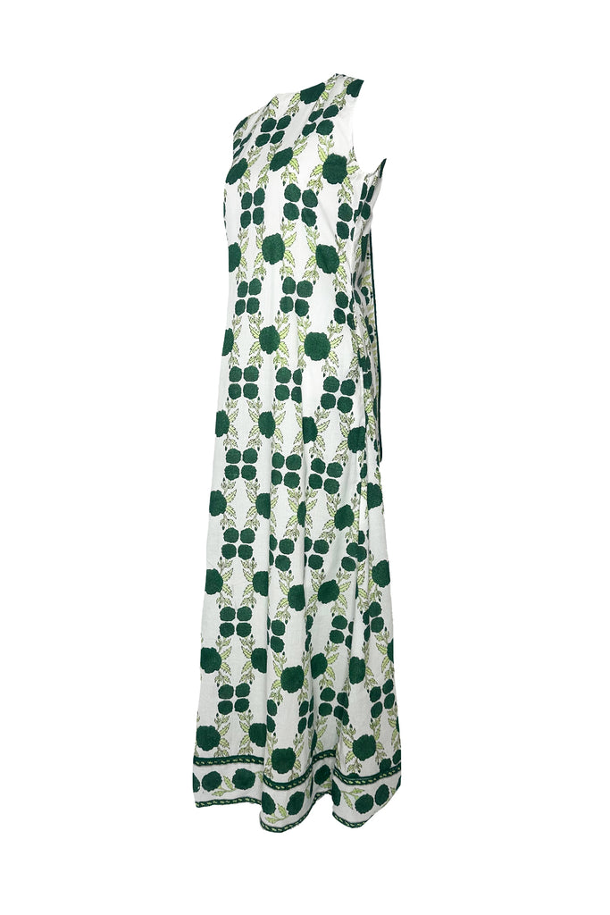 Tibi Dress | Emerald Green SUE SARTOR Marigold