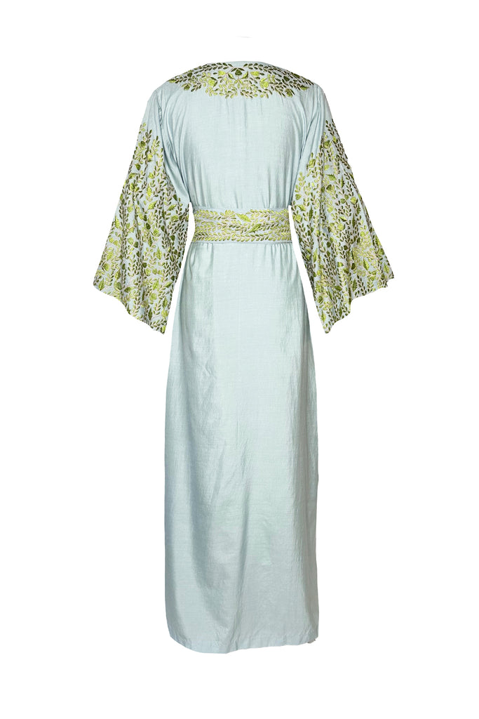 SS Kaftan | Robins Egg Blue/Chartreuse
