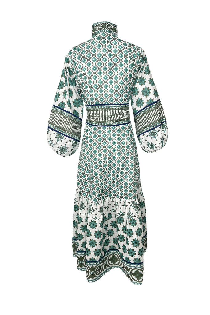 SUE SARTOR Flounce | Verdigris Fiore