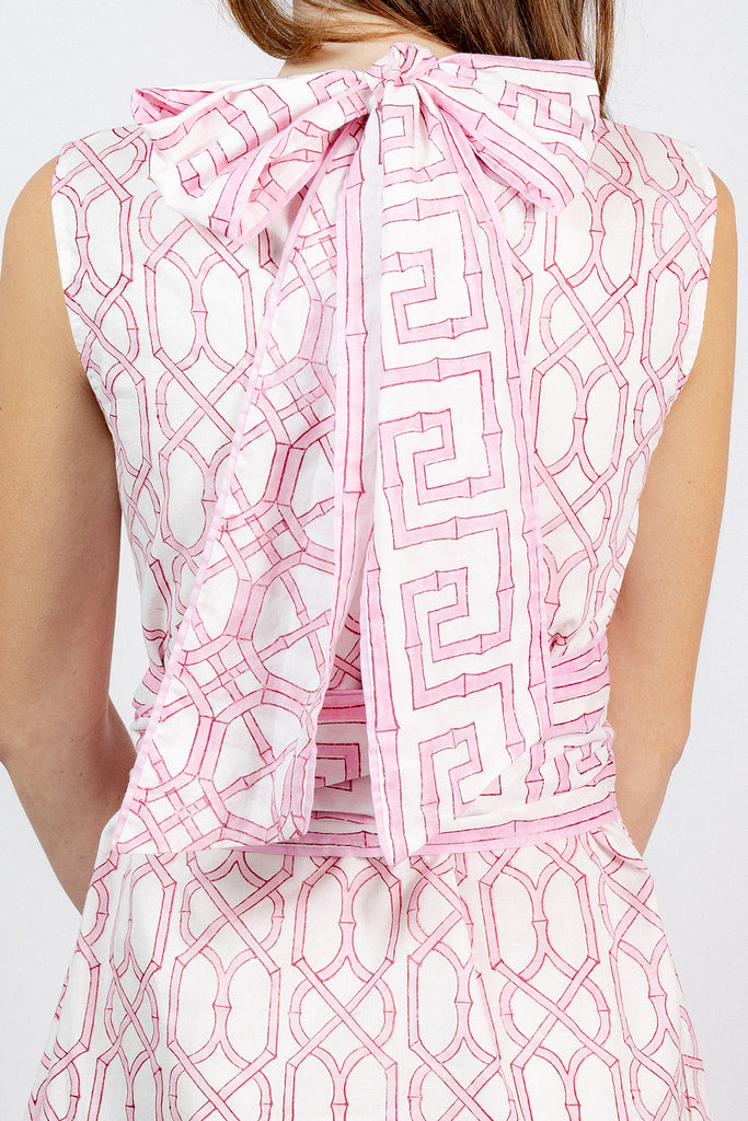 Sue Sartor Volant sans manches™️ | Bambou Bleu Ciel