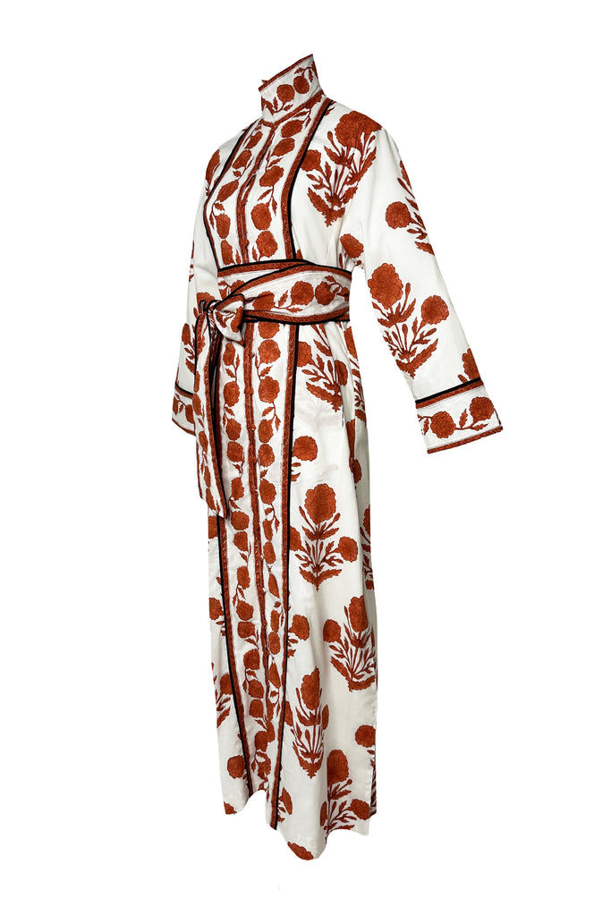 Marrakech Kaftan | Terracotta SUE SARTOR Marigold