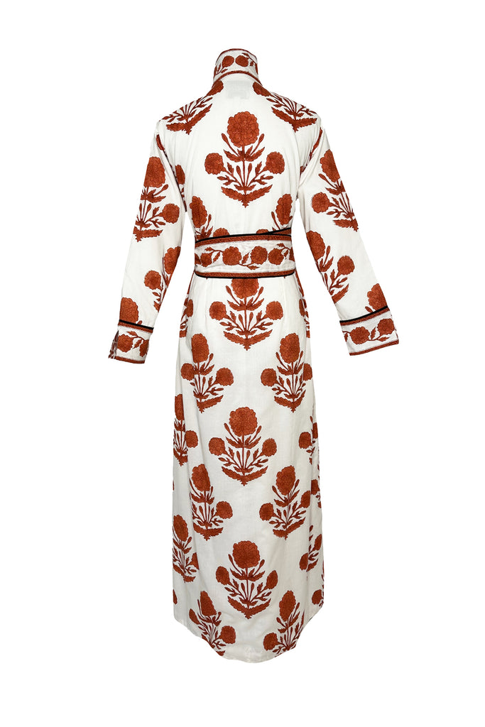 Marrakech Kaftan | Terracotta SUE SARTOR Marigold