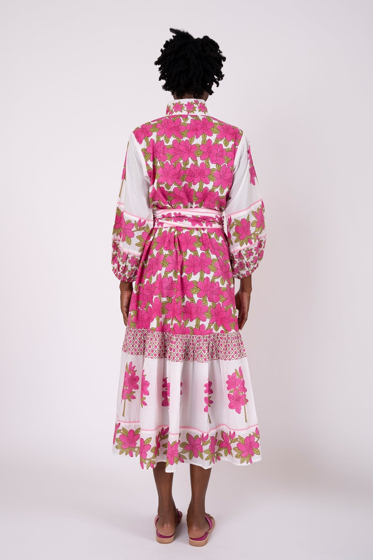 SUE SARTOR Flounce | Fuchsia Azalea