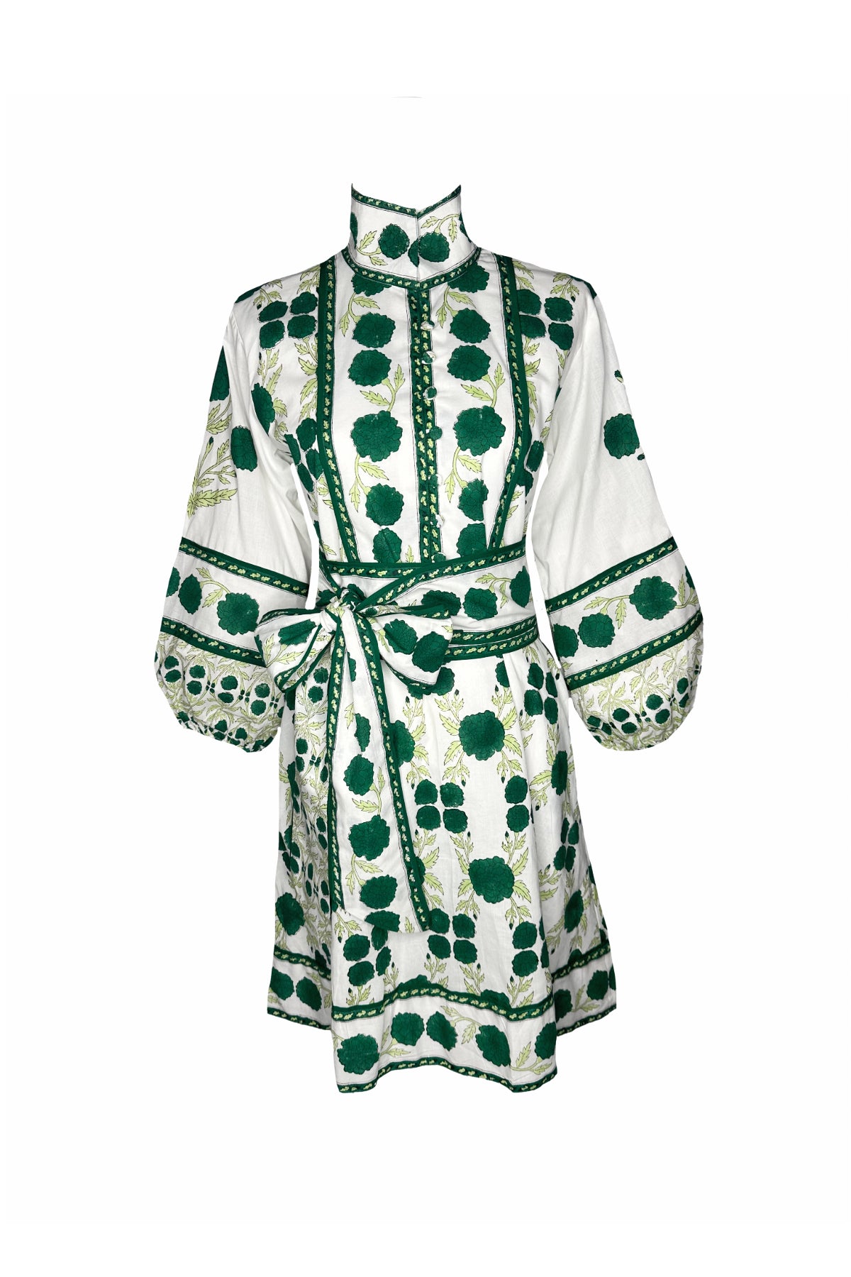 SUE SARTOR Flounce Shorty | Emerald Green SUE SARTOR Marigold