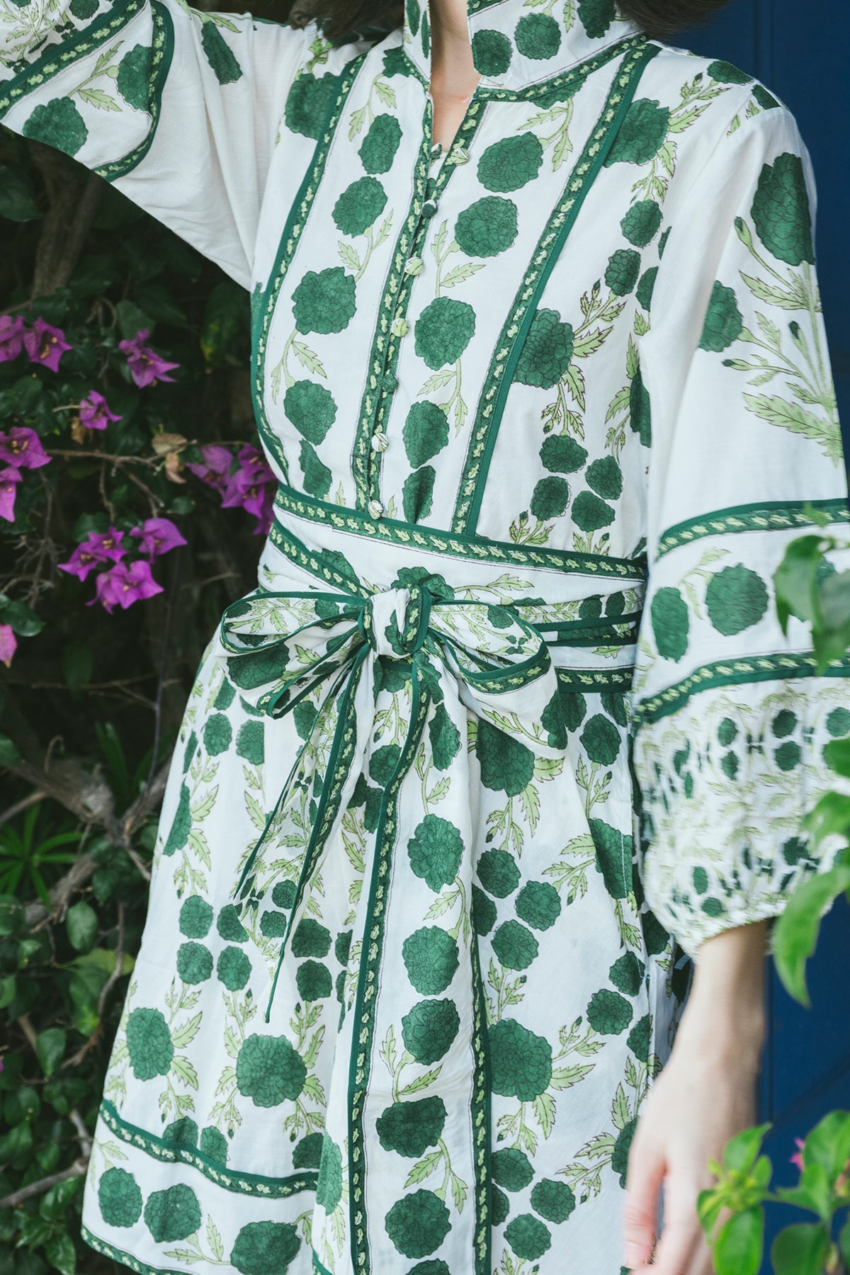 SUE SARTOR Flounce Shorty | Emerald Green SUE SARTOR Marigold