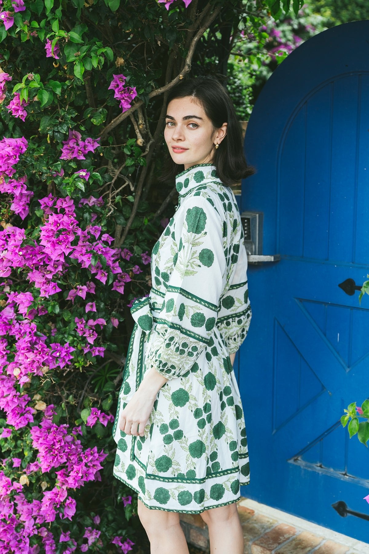 SUE SARTOR Flounce Shorty | Emerald Green SUE SARTOR Marigold