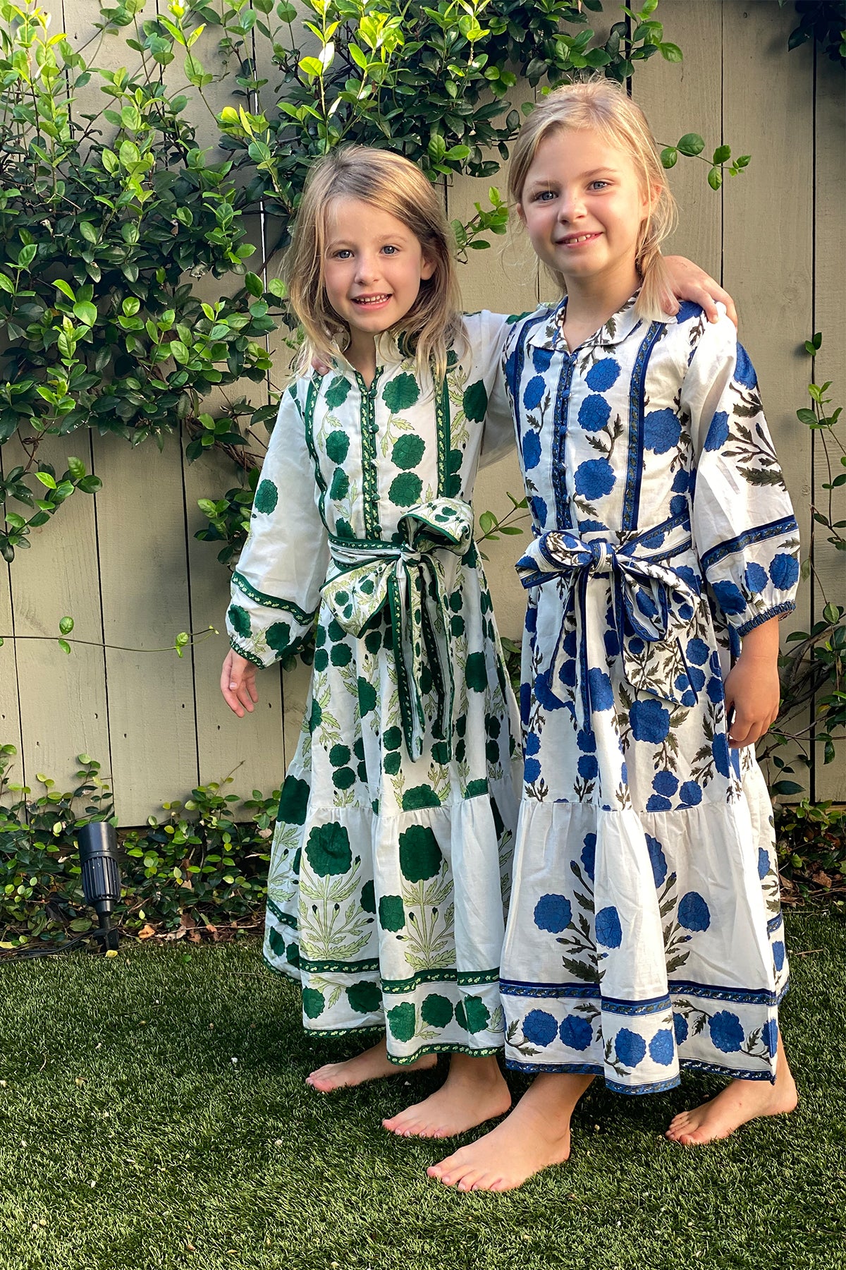 Little Girl’s SUE SARTOR Flounce | Emerald Green SUE SARTOR Marigold