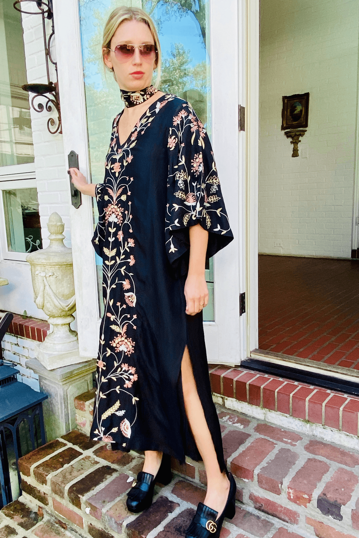 SS Kaftan | Black/Rose Gold/Antique Gold & Silver