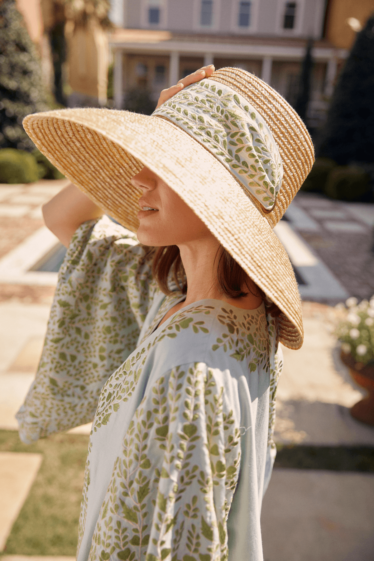 SS Kaftan | Robins Egg Blue/Chartreuse