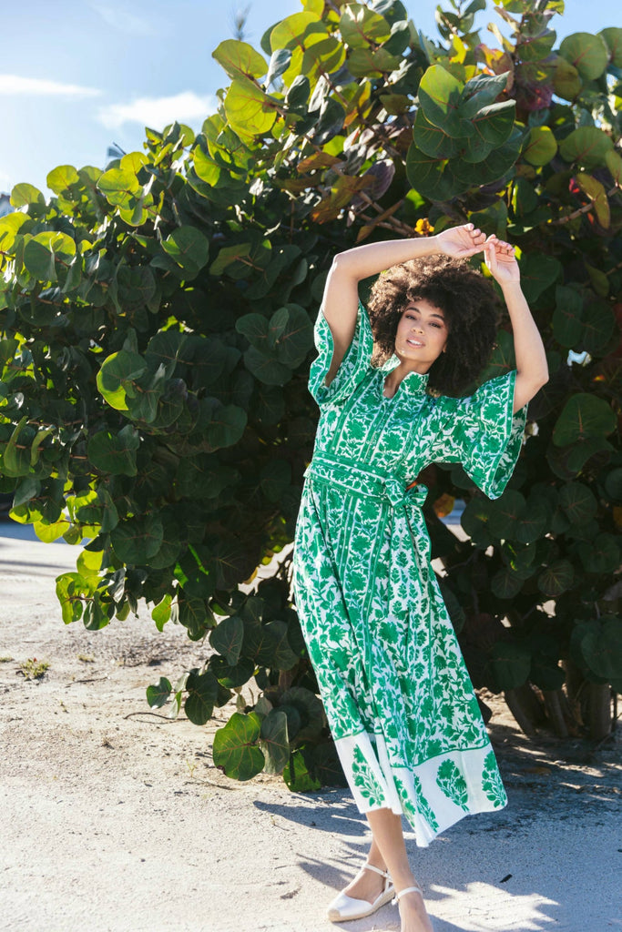 Palladio Kaftan | Kelly Green Vintage Lily XS Palladio Kaftan | Kelly Green Vintage Lily XS